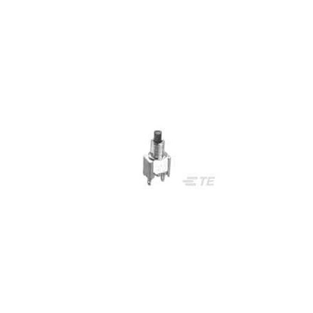 Te Connectivity Pushbutton Switch, Spst, Off-(On), Momentary, 1A, 20Vdc, Wire Terminal, Panel Mount TPC13C0